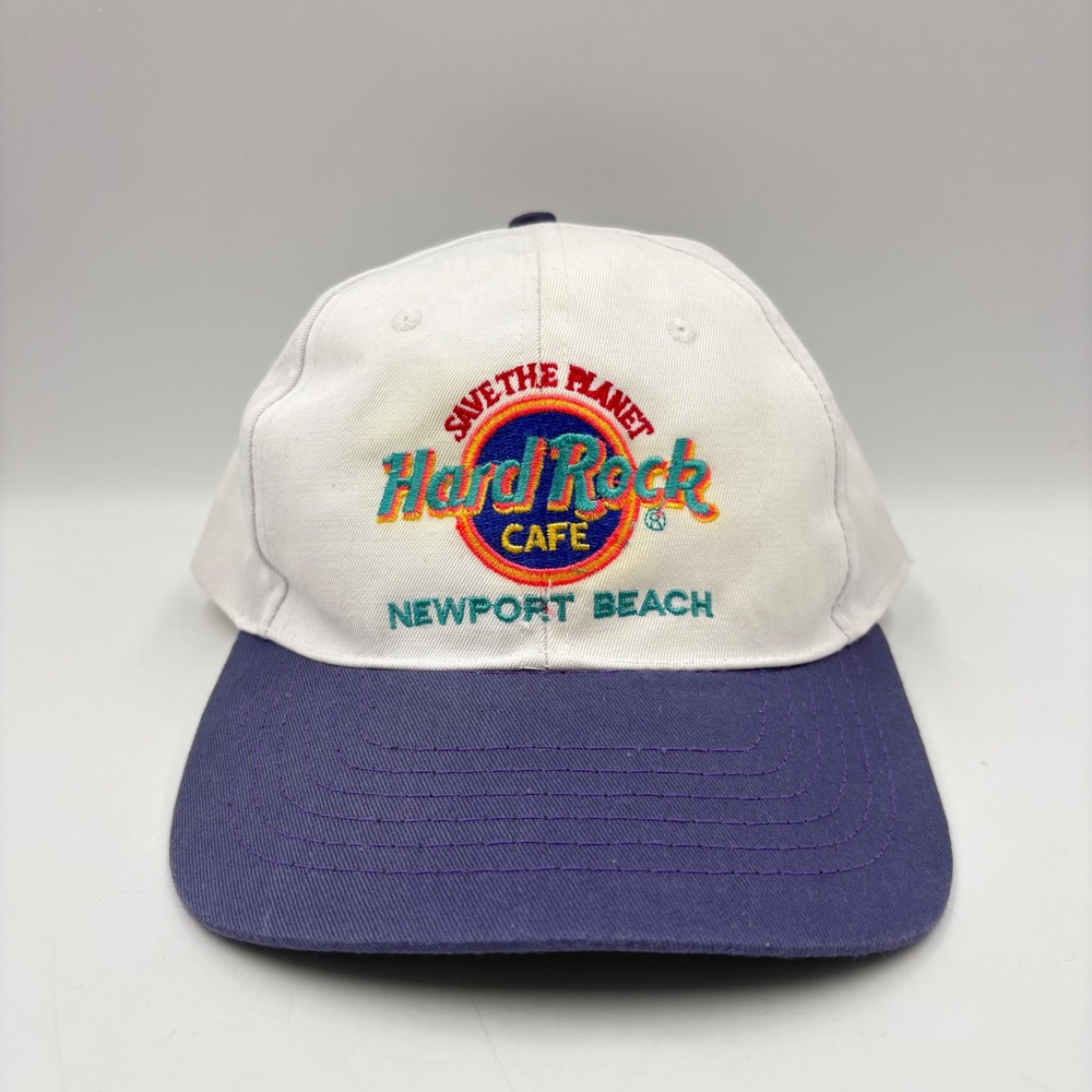 Hard Rock Cafe Hat Newport Beach Unisex OSFM Good Save The Planet
